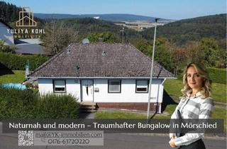 Haus kaufen in 55758 Mörschied, ✍️VERKAUFT!✍️Traumhafter Bungalow , Ihr Rückzugsort am Waldrand mit Garage und großem Garten