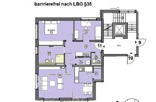 Wohnung kaufen in Johannes-Daur-Straße 23, 70825 Korntal-Münchingen, 3 Zimmerwohnung zum Wohlfühlen mit Dachterrasse / barrierefrei nach LBO §35