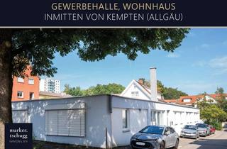 Gewerbeimmobilie kaufen in 87439 Kempten, Gewerbehalle und Wohnhaus mit vielfältigen Nutzungsmöglichkeiten