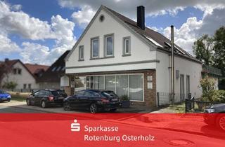 Anlageobjekt in 27711 Osterholz-Scharmbeck, Für Investoren! Sehr gepflegtes WGH mit 2 WE und 1 GE + sep. Baugrdst.