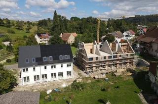 Reihenhaus kaufen in 78247 Hilzingen, Hilzingen - Neubau Reihenhaus in ruhiger Wohnlage von Hilzingen -Massivbau - voll unterkellert - Energieklasse A+