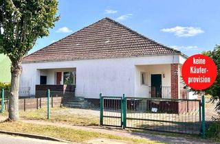 Haus kaufen in 17322 Boock, HORN IMMOBILIEN ++ Haus mit viel Platz und Gewerbeeinheit