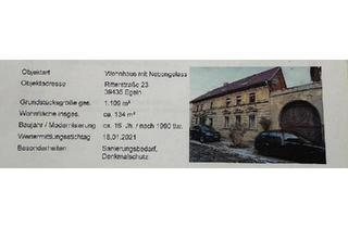 Mehrfamilienhaus kaufen in 39435 Egeln, Egeln - Wohnhaus mit Nebengelass 2 Etagen