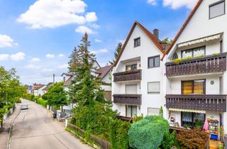 Wohnung kaufen in 86356 Neusäß, Großzügige 3-ZKB-Dachgeschosswohnung mit Balkon + Dachspitz in ruhiger, zentraler Lage in Steppach!