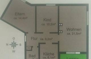 Wohnung kaufen in 26125 Oldenburg, Oldenburg - Vermietete Wohnung als Kapitalanlage zu verkaufen