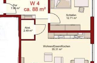 Wohnung kaufen in 72379 Hechingen, Neubau: 3-Zimmer-Wohnung in einer Betreutes-Wohnen-Anlage in Hechingen – mit Terrasse oder Balkon!