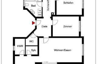 Wohnung kaufen in 72160 Horb, Charmante 4 Zimmer-Wohnung mit Balkon und Stellplatz