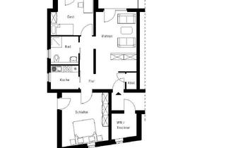 Wohnung mieten in 31860 Emmerthal, **Senioren aufgepasst: Im Herzen von Emmerthal gelegene 3-Zimmerwohung mit Balkon**