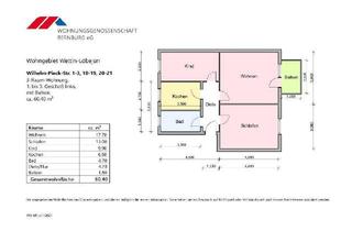 Wohnung mieten in Wilhelm-Pieck-Straße 19, 06193 Löbejün, 3-Raum-Wohnung in Löbejün zu vermieten im 2. Geschoss