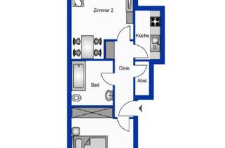 Wohnung mieten in Hegelstraße 15, 63628 Bad Soden-Salmünster, Gepflegte 2-Zimmer-Wohnung mit zwei Balkonen in ruhiger Lage von Bad Soden-Salmünster WEC3