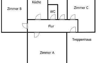 Wohnung mieten in Hauptstr. 68, 73312 Geislingen, Kleine 3-Zimmer-Dachgeschosswohnung auch als WG nutzbar (nur für Studenten und Azubis)