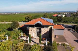 Gewerbeimmobilie kaufen in 76835 Burrweiler, Traumhafte Weinlounge mit Fernblick in Toplage an der südlichen Weinstraße