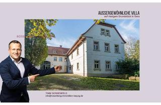 Villa kaufen in Langengrobsdorfer Straße 11, 07548 Gera, Ein architektonisches Juwel! Landhausvilla mit Gästehaus und Schwimmteich