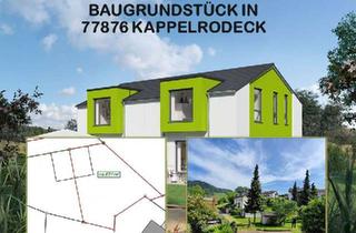 Grundstück zu kaufen in 77876 Kappelrodeck, Traumhaftes Baugrundstück in Kappelrodeck – 627 m² zur Verwirklichung Ihres Eigenheims.