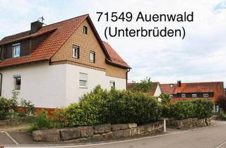 Doppelhaushälfte kaufen in 71549 Auenwald, Auenwald - DHH von privat, ruhig gelegen, saniert, mit Garten und Garage