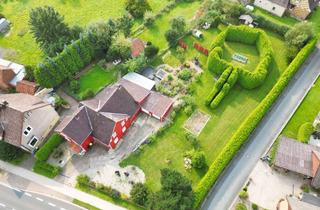 Haus kaufen in 37627 Lenne, + Unverbautes Schwedenhaus, 8 Zimmer, Einbauküche, Kamin, Keller, Garage, Parkähnliches Grundstück +