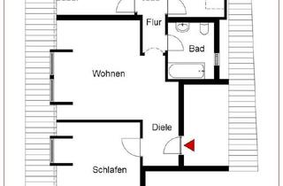 Wohnung kaufen in 74254 Offenau, Solide und zuverlässig vermietete 3 Zimmer-Wohnung in zentraler Ortslage von Offenau zu verkaufen!