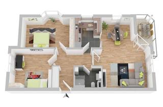 Wohnung kaufen in 63538 Großkrotzenburg, Optimal geschnitten - 3 Zimmer - mit Stellplatz - zu Fuß zum See