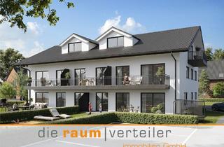 Wohnung kaufen in 83052 Bruckmühl, Herrliche 4 Zimmer EG Wohnung mit Gartenanteil in Süd-West Ausrichtung, separater Alltweckraum im KG