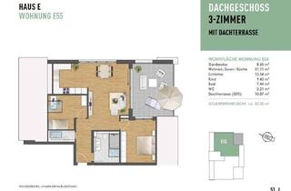 Wohnung kaufen in 72793 Pfullingen, 3 Zimmer mit sonniger Dachterrasse