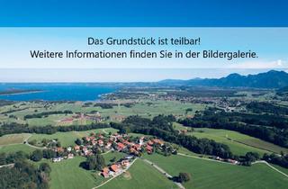 Grundstück zu kaufen in 83233 Bernau, Baugenehmigung für vier WE mit traumhafter Aussicht auf den Chiemsee!