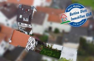 Haus kaufen in Amtsgasse 36 - 38, 64832 Babenhausen, Babenhausen - DIETZ: Zweifamilienhaus mit Garten, Freisitz und Nebengebäude in der Babenhäuser Altstadt!