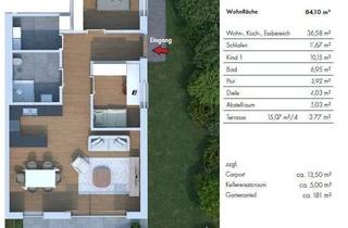 Wohnung kaufen in 92660 Neustadt, Neustadt a.d.Waldnaab - Klimafreundliche Neubau-Eigentumswohnung, barrierefrei mit Gartenanteil - Reserviert!