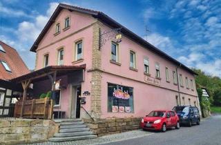 Haus kaufen in 96190 Untermerzbach, Untermerzbach - Großzügiges Wohnhaus mit Gewerbeeinheit, Garagen und kleinem Garten in zentraler Lage von Untermerzbach