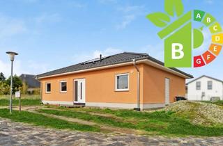 Haus kaufen in Am Park 30, 39326 Zielitz, Bungalow, Energieeffizienzbau 2022, 3 Zimmer, großzügiges Grundstück in ruhiger Lage nahe Magdeburg