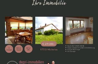 Einfamilienhaus kaufen in 97513 Michelau, Michelau i.Steigerwald - WOHNEN UND SCHLAFEN AUF EINER EBENE ...