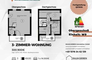 Wohnung kaufen in 77963 Schwanau, Ideal für Kapitalanleger * 5% Degressive-Afa * Neubau 2024 * KFW40+ Förderung * Allmannsweier