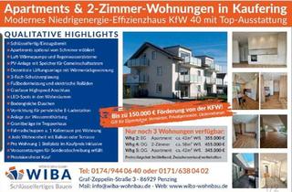 Wohnung kaufen in 86929 Penzing, Penzing - Neubau Wohnung in Kaufering Effizienzhaus 40