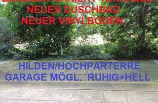 Wohnung mieten in Hagelkreuzstraße 23, 40721 Hilden, EXKLUSIV SANIERT NEUES DUSCHBAD NEUE EINBAUKÜ. TERRASSE NEUER VINYLBODEN GARAGE MÖGLICH HILDEN