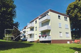 Wohnung kaufen in 31707 Bad Eilsen, R E S E R V I E R T ! 2,5 Zi.-Whg m. Südbalkon. Zentrale + doch ruhige Lage m. Blick ins Grüne