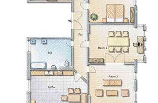 Wohnung mieten in Köthener Straße 15, 39218 Schönebeck, Neben Klinikum mit Gartengrundstück und Stellplatz! 3-Raum-Wohnung in Schönebeck (Elbe)