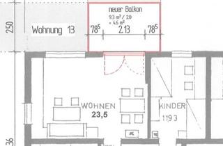 Wohnung kaufen in 89278 Nersingen, Nersingen - Kernsanierte 3-Zi.-Wohnung mit Balkon, EBK