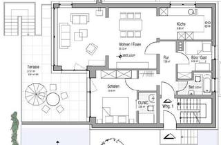 Wohnung mieten in Weberstr. 2a, 53804 Much, Lichtdurchflutete, sanierte 92m2 plus 35m2 Einlieger, Balkon, Garten