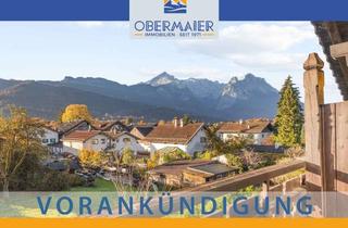 Wohnung kaufen in 82467 Garmisch-Partenkirchen, 2-ZIMMER-DACHGESCHOSSWOHNUNG MIT BERGBLICK (ZENTRALE LAGE) IN GARMISCH-PARTENKIRCHEN