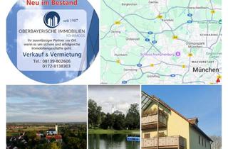 Wohnung mieten in 85232 Bergkirchen, DAH-Bergkirchen nh. See, helle, schöne 3 ZKB + Wohnk, im 3 Fam.Haus, gr. Balkon