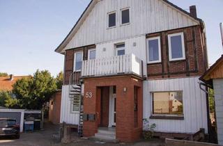 Haus kaufen in 37649 Heinsen, Freistehendes Ein-/Zweifamilien-Fachwerkhaus auf großem Gartengrundstück