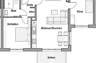 Wohnung mieten in 53919 Weilerswist, Neubau: 3-Zimmer Servicewohnung in Weilerswist Wohnung A08