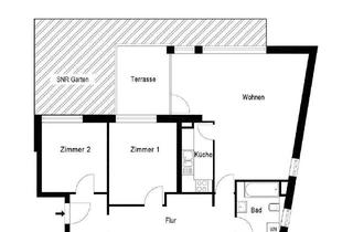 Wohnung kaufen in An Den Eichen 2 A, 14513 Teltow, Bezugsfreie 3 Zimmerwohnung mit Terrasse & Garten & Provisionsfrei