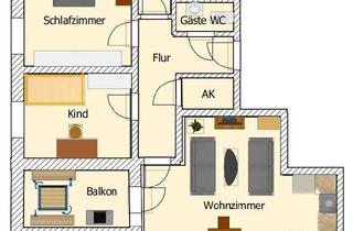 Wohnung mieten in 35216 Biedenkopf, 3 ZKB Wohnung Biedenkopf-Neubau-Aufzug - Alters- und behindertengerechte Ausstattung mit Aufzug