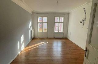 Wohnung kaufen in Straßmannstraße, 10249 Friedrichshain, Wunderschöne bezugsfreie 4 Zi. - Altbauwohnung mit Balkon *renovierungsbedürftig