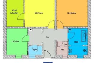 Wohnung mieten in 04741 Roßwein, Gepflegte Dachwohnung mit Wohnküche, Tageslichtbad und Gäste-WC!