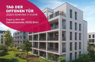 Wohnung kaufen in Am Schrankenbuckel 16, 68782 Brühl, Brühl - Großzügige und moderne 3-Zimmer-Wohnung mit hochwertiger Ausstattung mit Gartennutzung