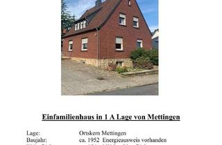 Einfamilienhaus kaufen in 49497 Mettingen, Einfamilienhaus in Top-Lage von Mettingen