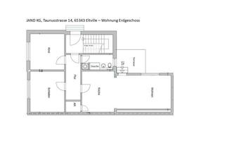 Wohnung mieten in Taunusstraße 14, 65343 Eltville, Neu sanierte Wohnung im EG in Eltville - 82 m² - mit großer Wohnküche und Terrasse