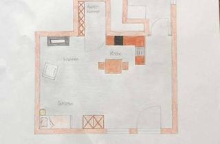 Wohnung mieten in 74626 Bretzfeld, 1-Zimmer-Wohnung vollmöbliert mit Terrasse in Bretzfeld-Rappach zu vermieten