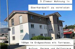 Wohnung mieten in 88436 Eberhardzell, Schöne 3-Raum-Wohnung in Eberhardzell